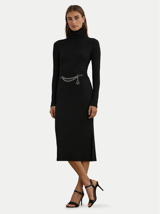 Kodas 20MAY LAUREN RALPH LAUREN Trikotažinė suknelė · Juoda · Midi