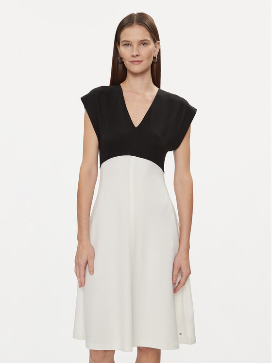 Tommy Hilfiger Kokteilinė suknelė · Écru · Midi
