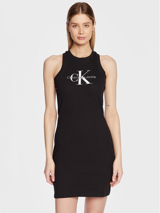 Calvin Klein Jeans Kasdieninė suknelė · Juoda · Mini