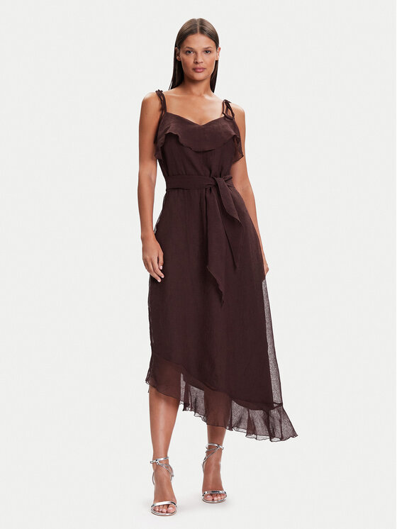 Kodas 20MAY Vero Moda Kokteilinė suknelė · Ruda · Midi