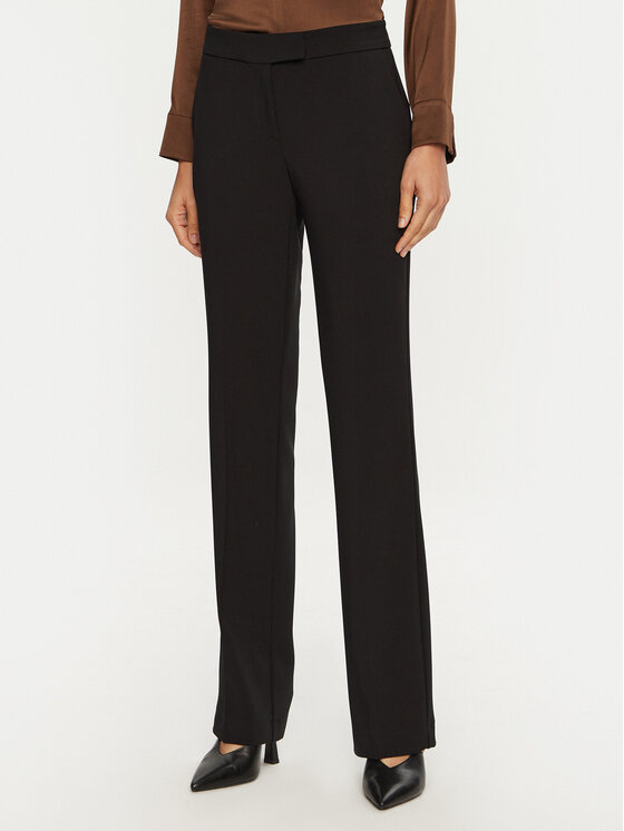 Imperial Medžiaginės kelnės · Juoda · Slim Fit