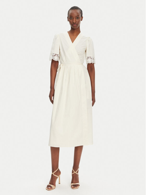 TWINSET Kasdieninė suknelė · Écru · Midi
