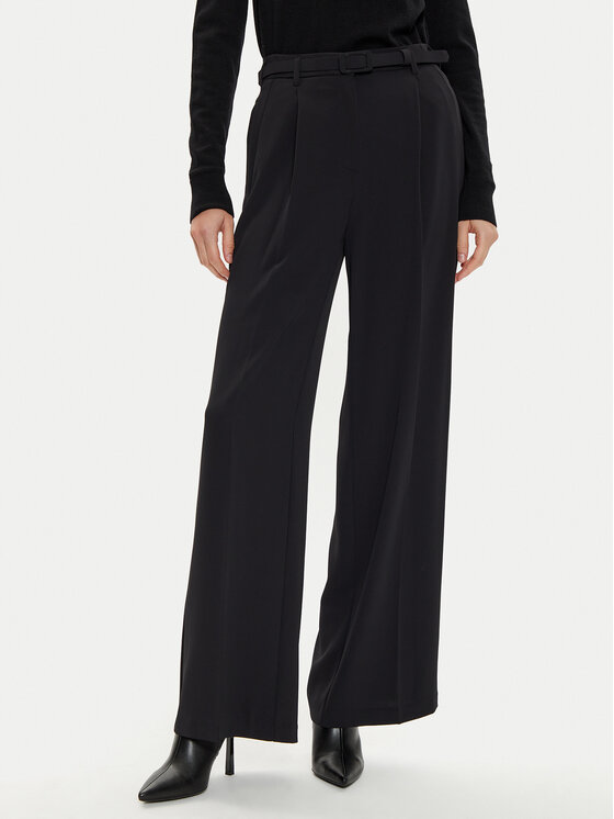 Imperial Medžiaginės kelnės · Juoda · Regular Fit