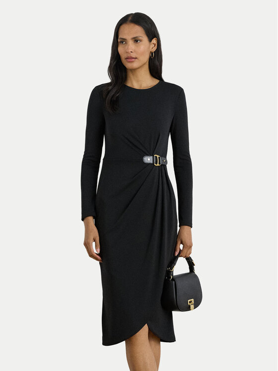 LAUREN RALPH LAUREN Kasdieninė suknelė · Juoda · Midi