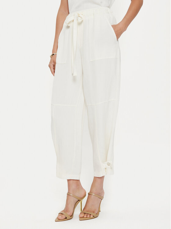 ViCOLO Medžiaginės kelnės · Smėlio · Regular Fit