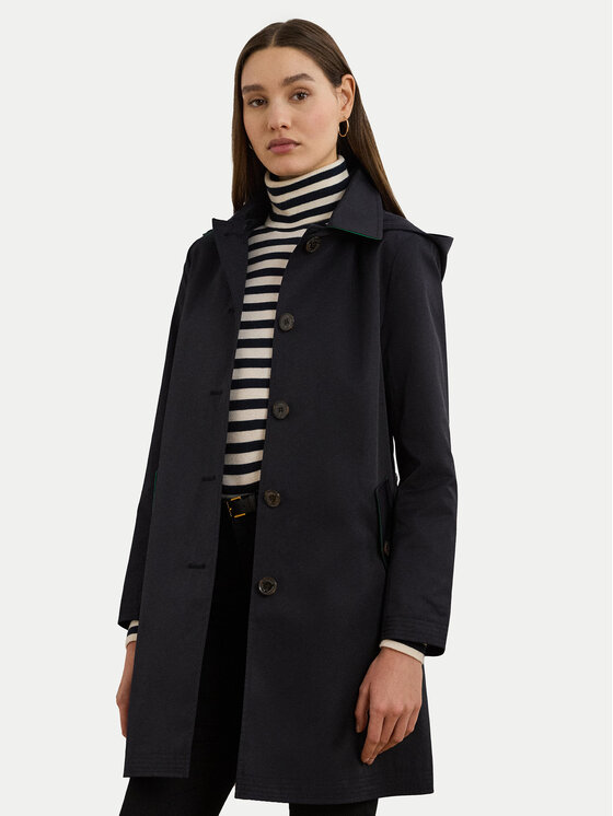 LAUREN RALPH LAUREN Demisezoninis paltas · Tamsiai mėlyna
