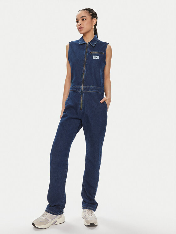 Calvin Klein Jeans Kombinezonas · Tamsiai mėlyna · Ilgas