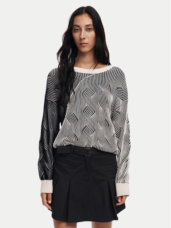 Desigual Megztinis · Pilka · Regular Fit