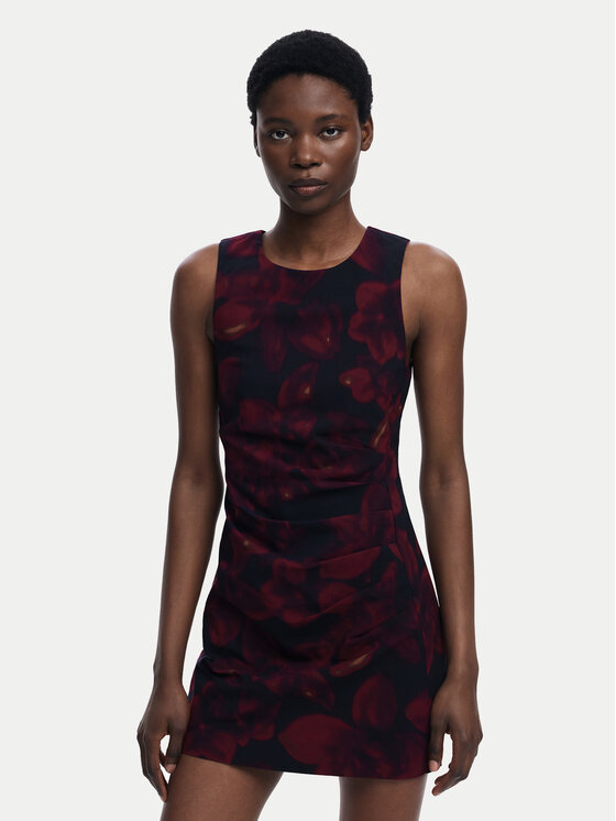 Desigual Kokteilinė suknelė · Vyšninė · Mini