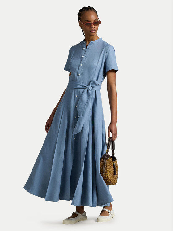 Polo Ralph Lauren Marškinių tipo suknelė · Žydra · Midi