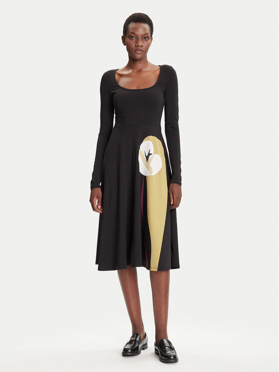 Desigual Kasdieninė suknelė · Juoda · Midi