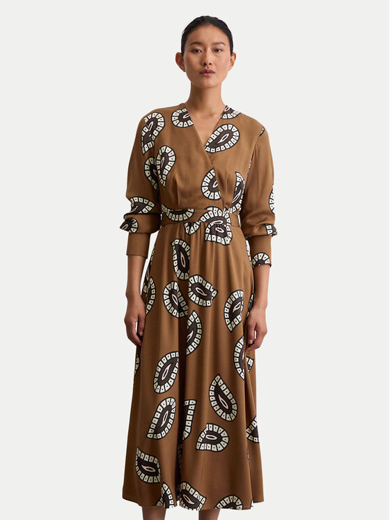 Marc O'Polo Kasdieninė suknelė · Ruda · Midi