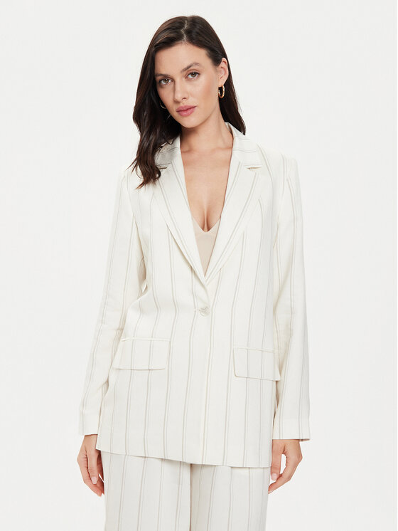 Tamaris Apparel Švarkas · Écru · Relaxed Fit