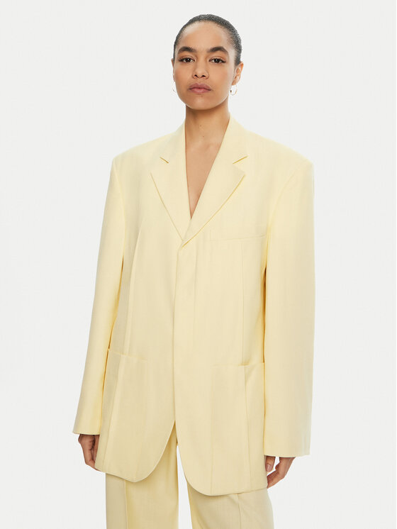 JACQUEMUS Švarkas · Geltona · Regular Fit