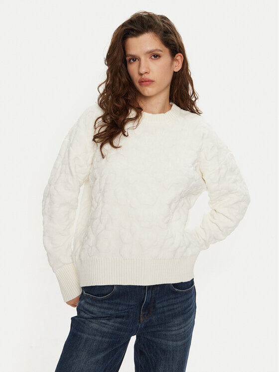 DKNY Megztinis · Écru · Regular Fit