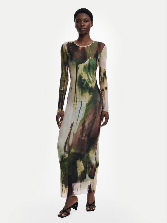 Desigual Kasdieninė suknelė · Žalia · Maksi