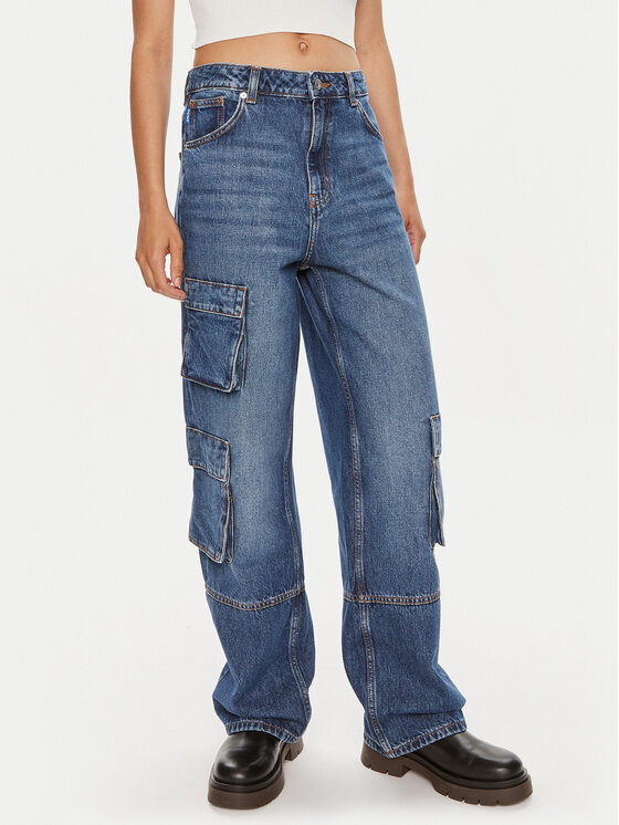 HUGO Džinsai · Mėlyna · Relaxed Fit