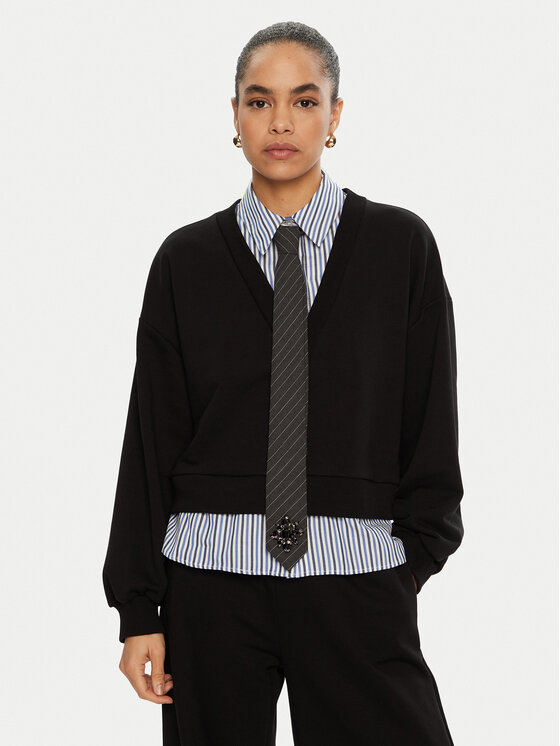 Imperial Džemperis · Juoda · Relaxed Fit