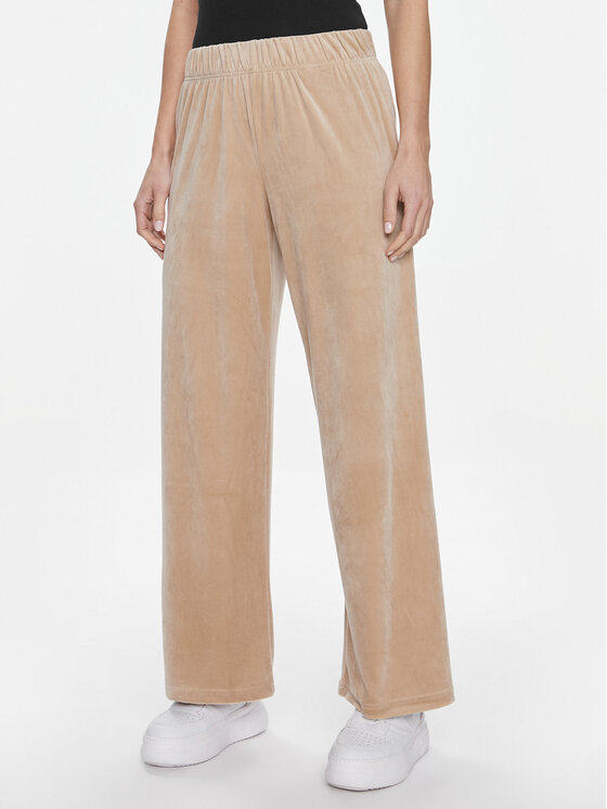 ONLY Megztos kelnės · Smėlio · Regular Fit