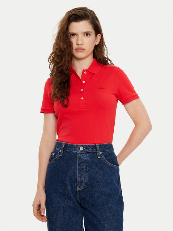 Lacoste Polo marškinėliai · Raudona