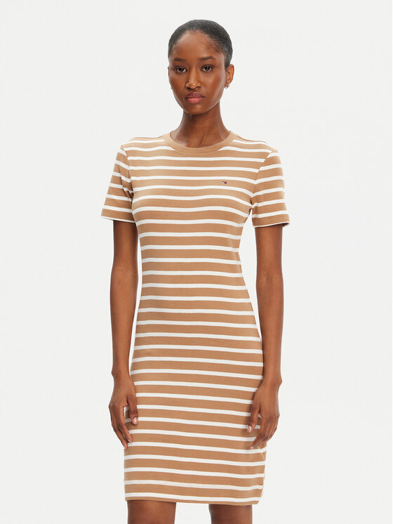 Tommy Hilfiger Kasdieninė suknelė · Smėlio · Mini