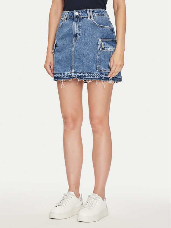 Guess Džinsinis sijonas · Mėlyna · Mini