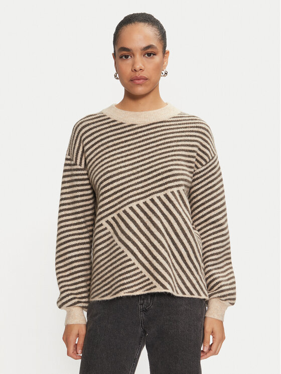 Kaffe Megztinis · Smėlio · Regular Fit