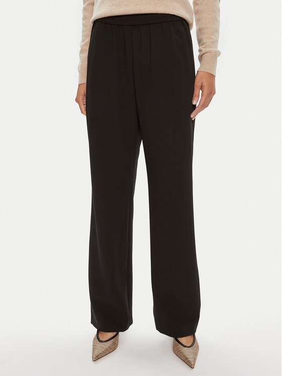 MAX&Co. Medžiaginės kelnės · Juoda · Regular Fit