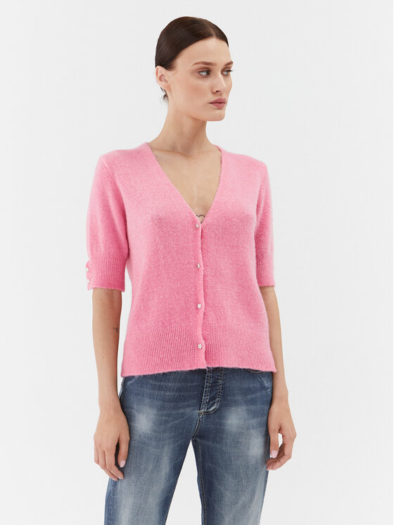 Please Kardiganas · Rožinė · Regular Fit