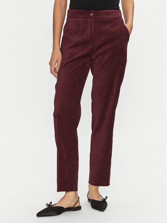 Artigli Medžiaginės kelnės · Vyšninė · Regular Fit