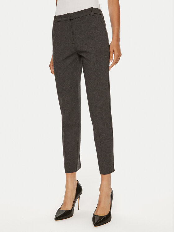 PINKO Medžiaginės kelnės · Pilka · Regular Fit