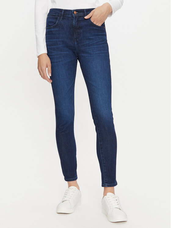Wrangler Džinsai · Tamsiai mėlyna · Skinny Fit