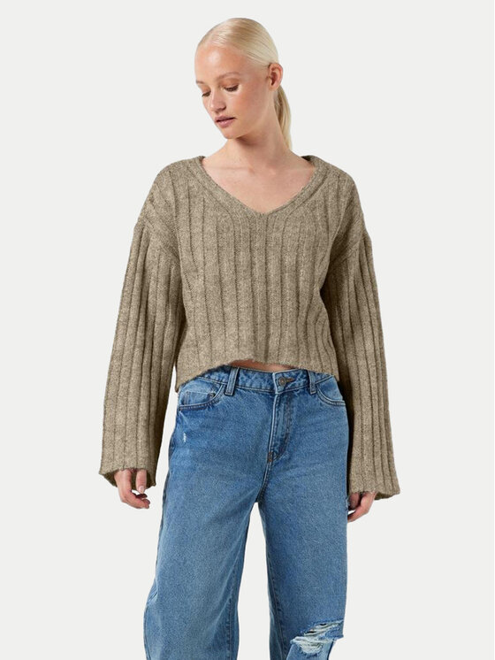 Noisy May Megztinis · Smėlio · Relaxed Fit