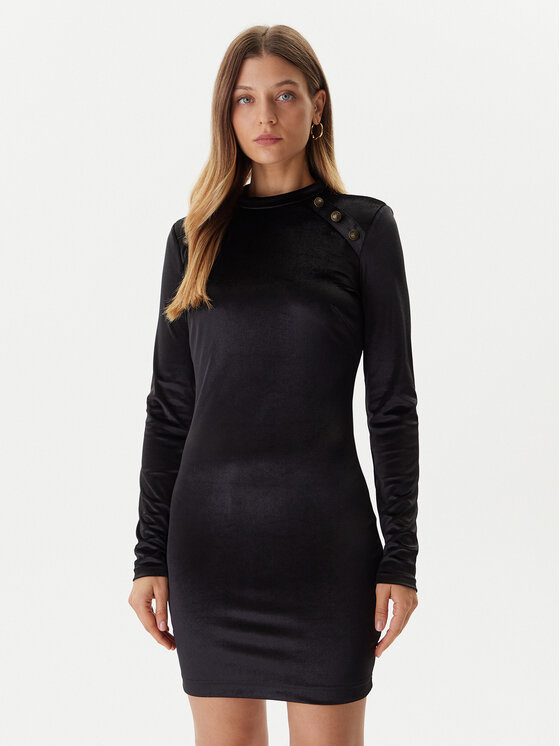 Guess Kokteilinė suknelė · Juoda · Mini