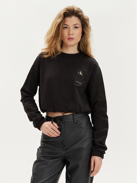 Calvin Klein Jeans Džemperis · Juoda · Regular Fit