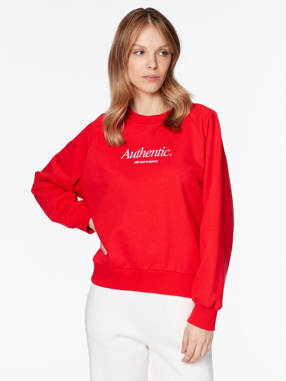 New Balance Džemperis · Raudona · Regular Fit