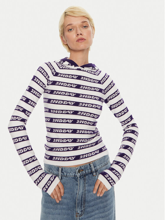 2NDDAY Megztinis · Mėlyna · Slim Fit