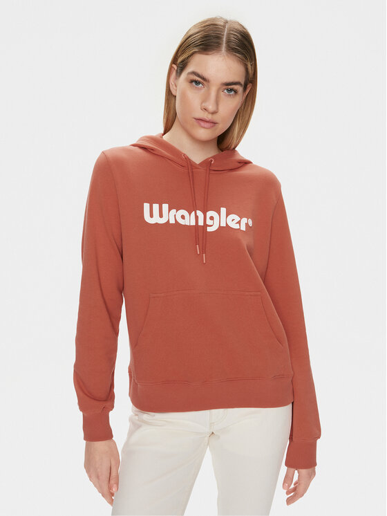 Wrangler Džemperis · Oranžinė · Regular Fit