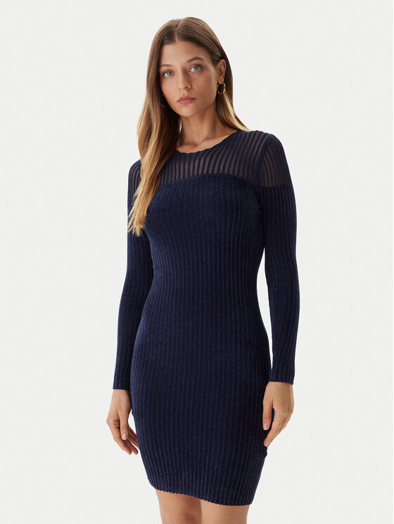 Guess Trikotažinė suknelė · Tamsiai mėlyna · Mini