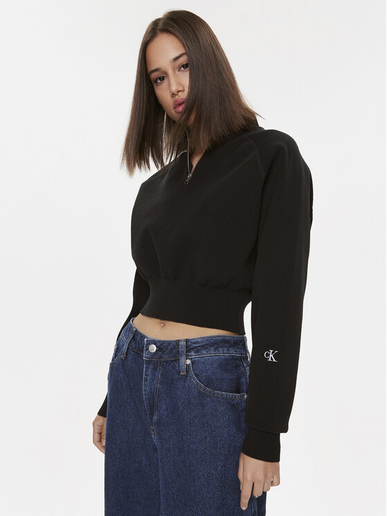 Calvin Klein Jeans Megztinis · Juoda · Regular Fit