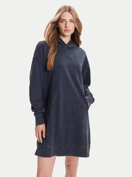 G-Star Raw Trikotažinė suknelė · Mėlyna · Mini