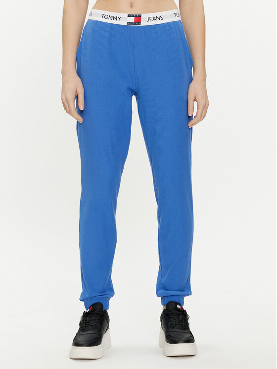 Tommy Jeans Sportinės kelnės · Mėlyna