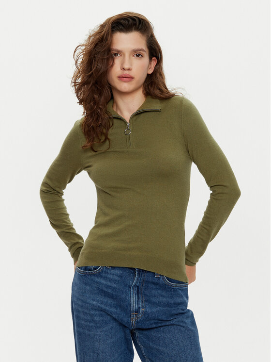 Vero Moda Megztinis · Žalia · Slim Fit
