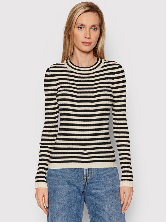 Pieces Megztinis · Smėlio · Slim Fit