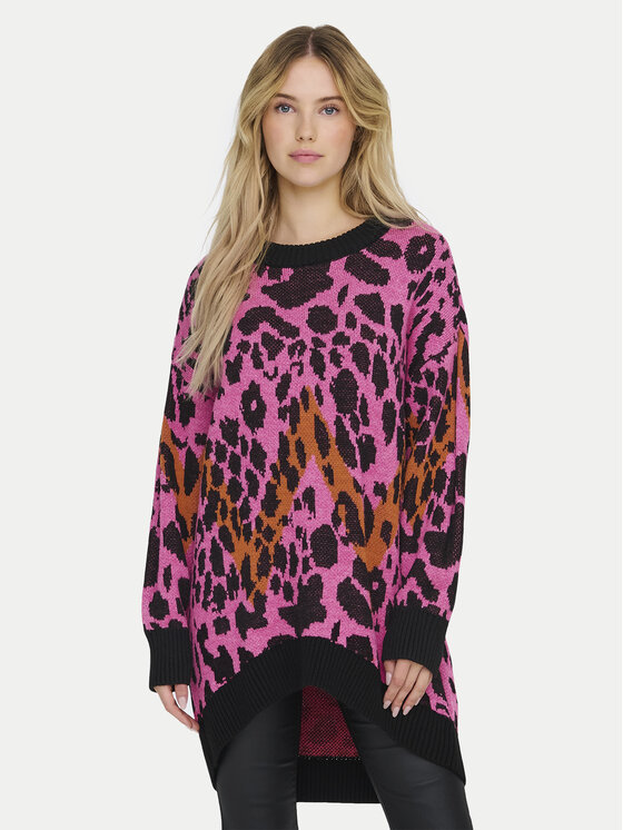 ONLY Megztinis · Rožinė · Oversize