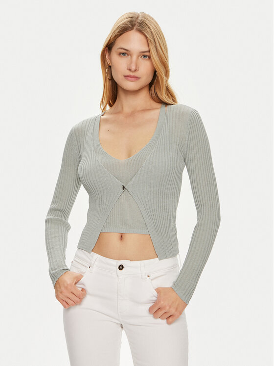 Guess Megztinis · Žalia · Regular Fit