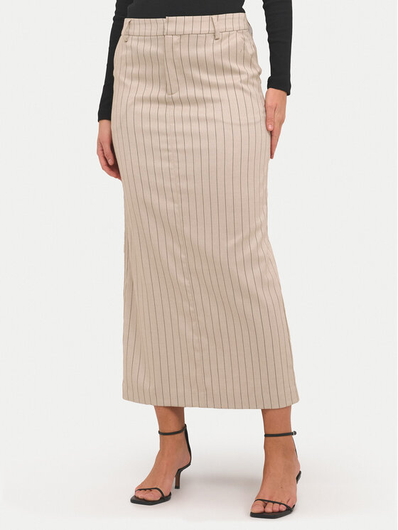 Kaffe Midi sijonas · Smėlio