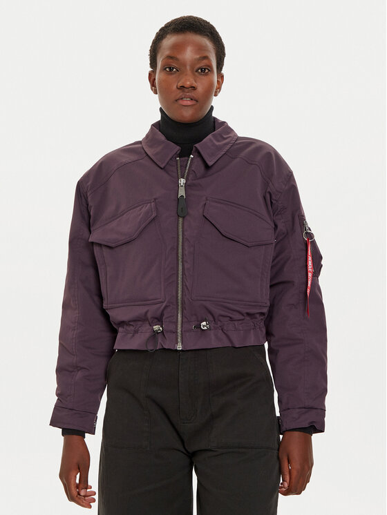 Alpha Industries Demisezoninė striukė · Violetinė