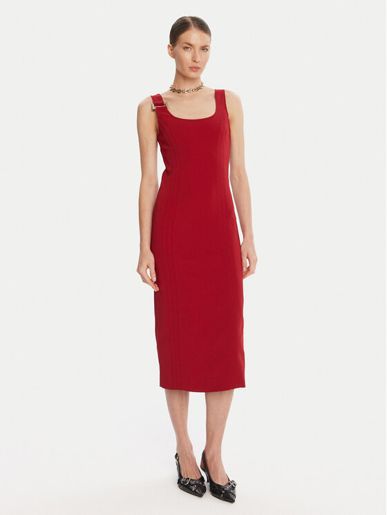 Patrizia Pepe Kokteilinė suknelė · Raudona · Midi