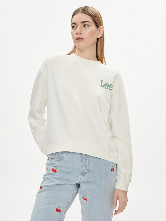 Lee Džemperis · Écru · Relaxed Fit